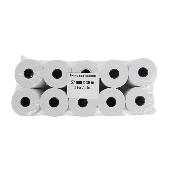 Rola casa de marcat termica, 57mm x 30m
