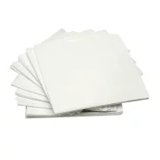 Servetele de masa albe, 2 straturi, 33x33 cm, 250 bucati