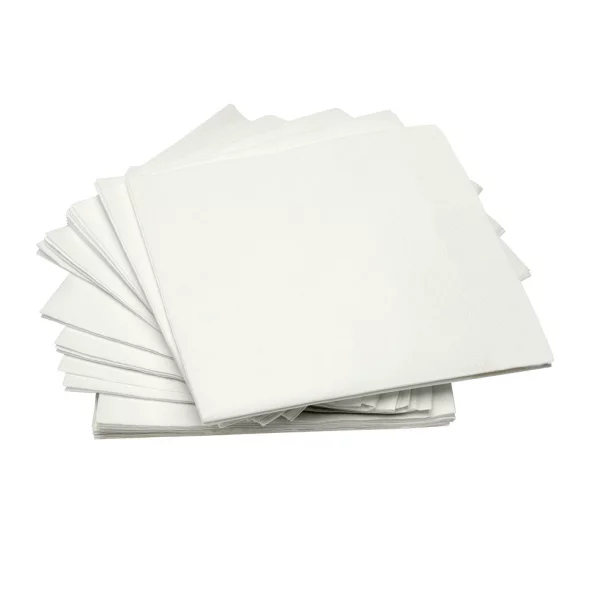 Servetele de masa albe, 2 straturi, 33x33 cm, 250 bucati