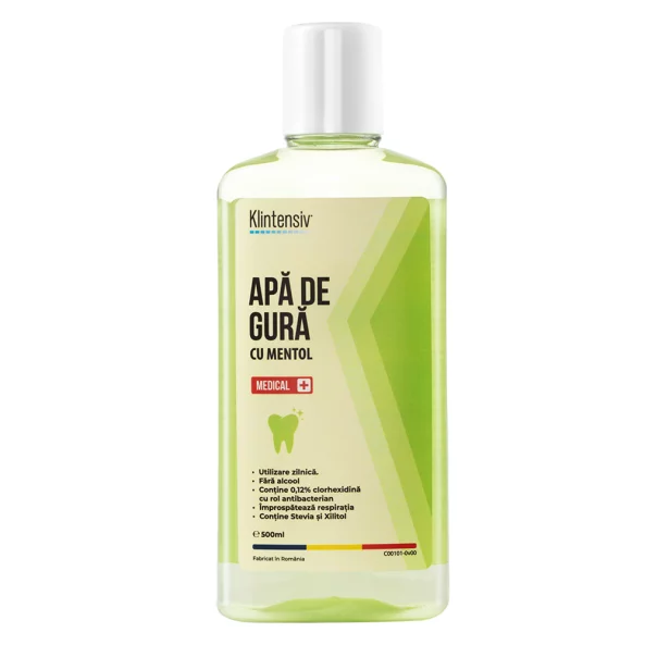 Apa de gura 0,12% CHDG, 500 ml, Klintensiv