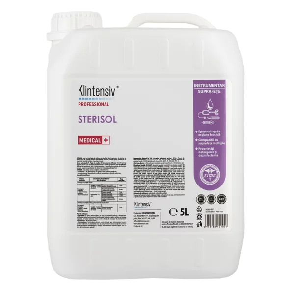 Dezinfectant de nivel inalt, RTU, 5 L, Sterisol