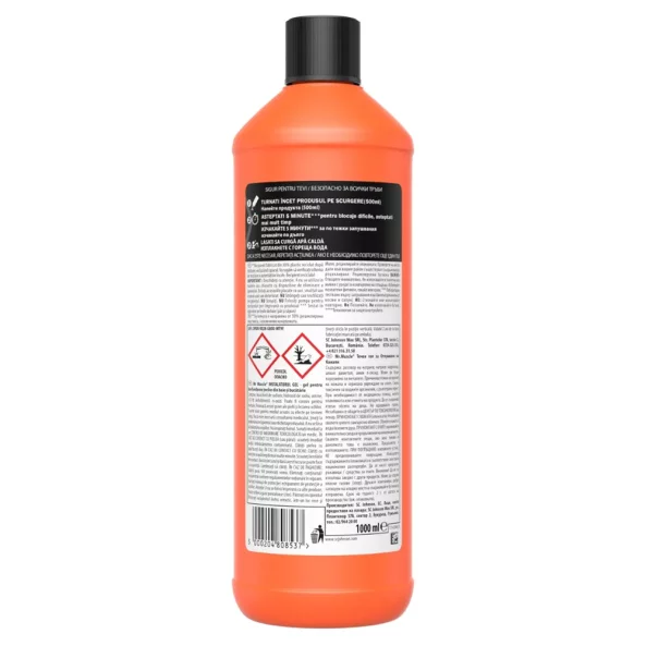 Gel desfundat tevi hidraulic, 1 L, Mr Muscle