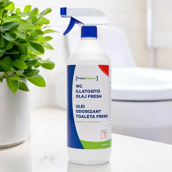 Ulei odorizant pentru toaleta profesional cu pulverizator 1 L, parfum fresh, Prime Source