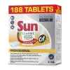 Detergent concentrat pentru masina de spalat vase, 188 tablete, Sun