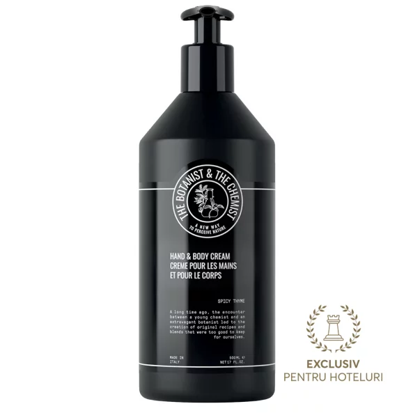 Crema de maini si corp, 500 ml, Spicy Thyme, The Botanist &amp; The Chemist