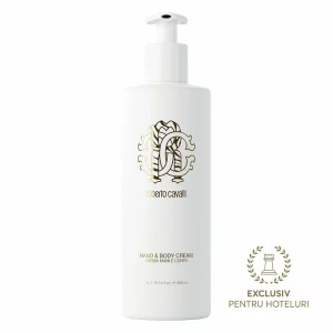 Crema de maini si de corp, 300 ml, White Zebra, Roberto Cavalli