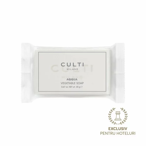 Sapun ambalat hotelier, 20 gr, Aqqua, Culti Milano