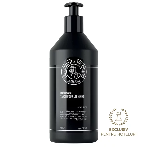 Sapun lichid hotelier, 500 ml, Spicy Thyme, The Botanist &amp; The Chemist