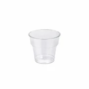 Pahar plastic de unica folosinta hotelier, Kristal