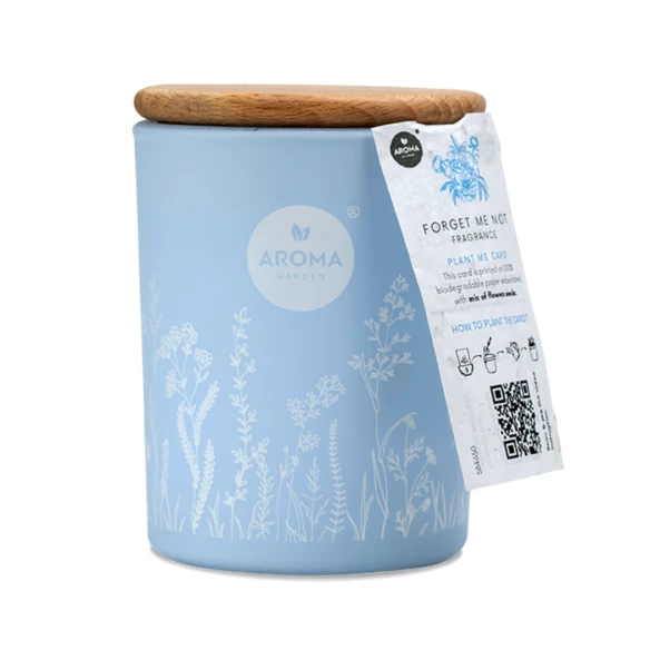 Lumanare parfumata Forget Me Not, 150 g, Fresh Garden, Aroma Home