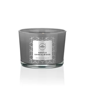 Lumanare parfumata Gentle Sandalwood, 115 g, Elegance, Aroma Home