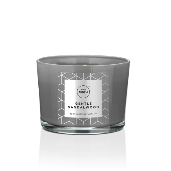 Lumanare parfumata Gentle Sandalwood, 115 g, Elegance, Aroma Home