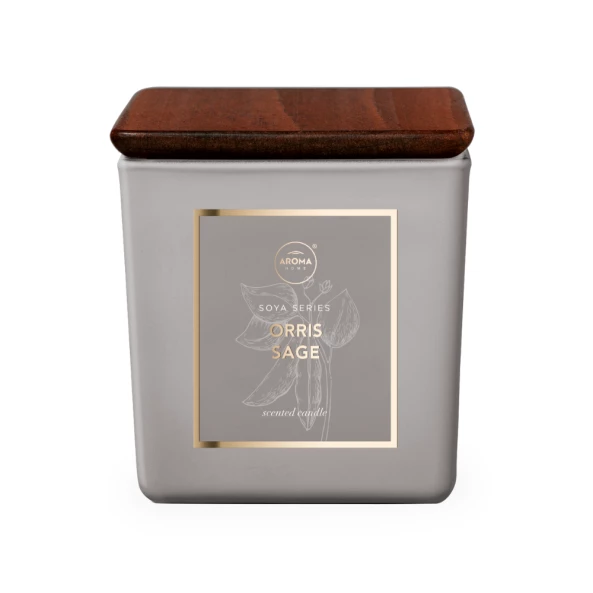 Lumanare parfumata Orris&amp;Sage, 155 g, Premium, Aroma Home