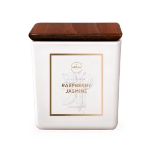 Lumanare parfumata Raspberry&amp;Jasmine, 155 g, Premium, Aroma Home