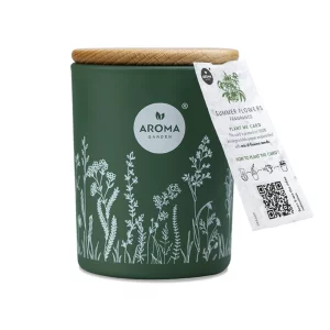 Lumanare parfumata Summer Flowers, 150 g, Fresh Garden, Aroma Home
