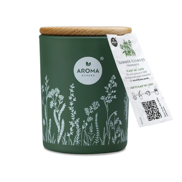Lumanare parfumata Summer Flowers, 150 g, Fresh Garden, Aroma Home