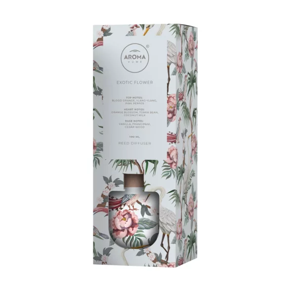 Odorizant cu betisoare Exotic Flowers, 100 ml, Wild, Aroma Home