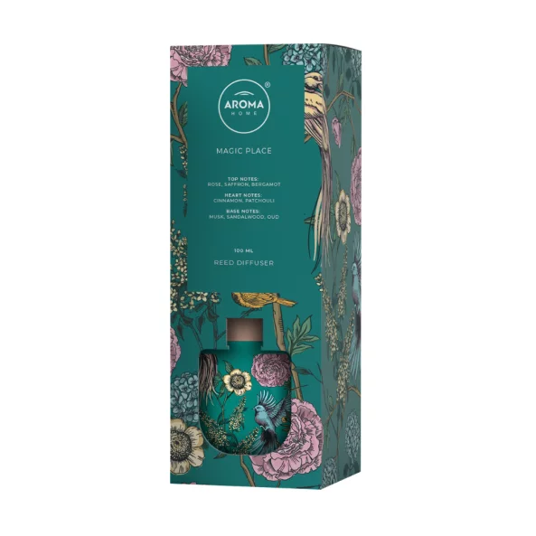 Odorizant cu betisoare Magic Place, 100 ml, Wild, Aroma Home