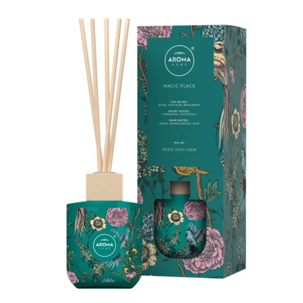 Odorizant cu betisoare Magic Place, 100 ml, Wild, Aroma Home