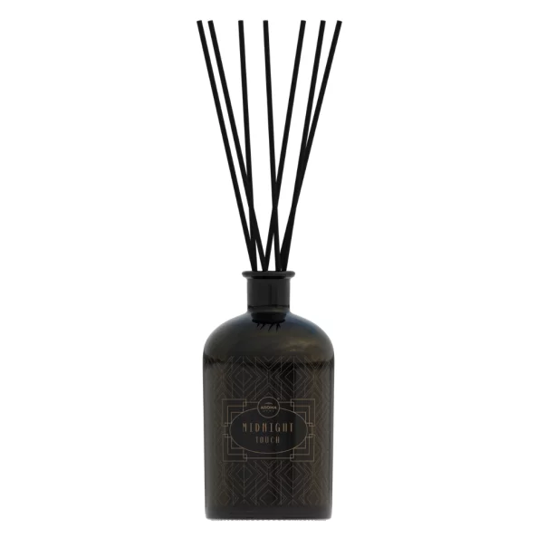 Odorizant cu betisoare Midnight Touch, 750 ml, Art Deco, Aroma Home