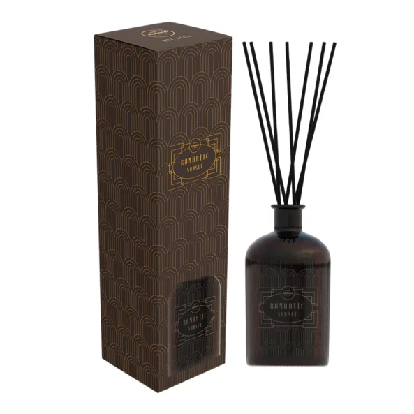 Odorizant cu betisoare Romantic Sunset, 750 ml, Art Deco, Aroma Home