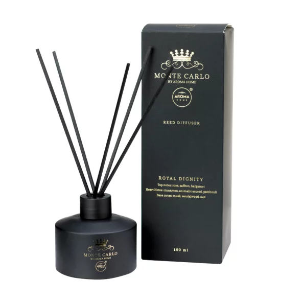 Odorizant cu betisoare Royal Dignity, 100 ml, Monte Carlo, Aroma Home