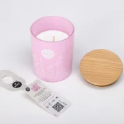 Lumanare parfumata Blossom Blush, 150 g, Fresh Garden, Aroma Home