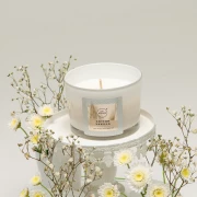 Lumanare parfumata Cotton Vanilla, 115 g, Elegance, Aroma Home