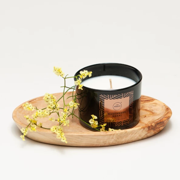 Lumanare parfumata Mascarade Masai, 115 g, Elegance, Aroma Home