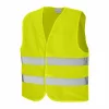Vesta semnalizare reflectorizanta, inalta vizibilitate, galben neon, Marimea L