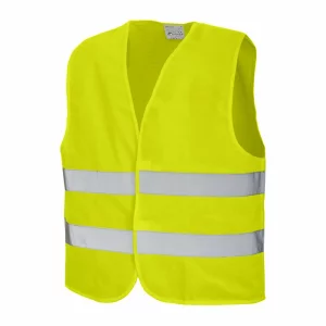 Vesta semnalizare reflectorizanta, inalta vizibilitate, galben neon, Marimea L