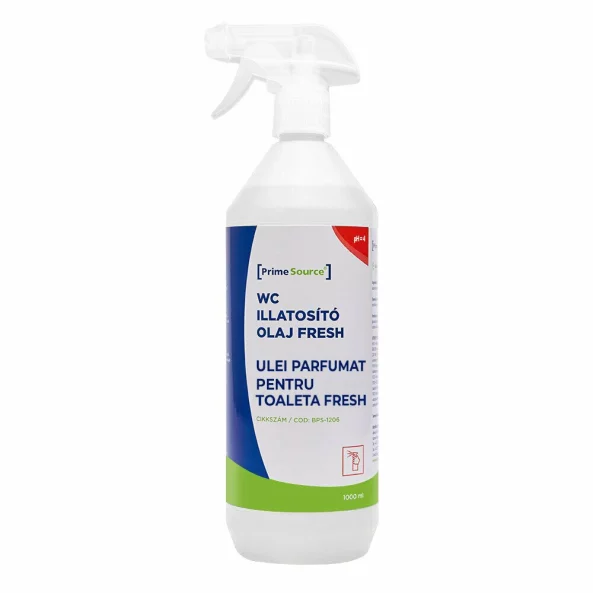 Ulei odorizant pentru toaleta profesional cu pulverizator 1 L, parfum fresh, Prime Source