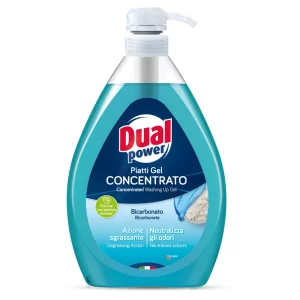 Detergent vase manual bicarbonat cu pompa, 1 L, Dual Power