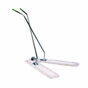 Set complet mop V tip foarfeca cu maner intarit, pentru spatii mari, 105 cm