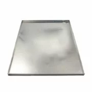 Tava profesionala neteda, aluminiu, grosime 1.5mm, 600x400x20mm