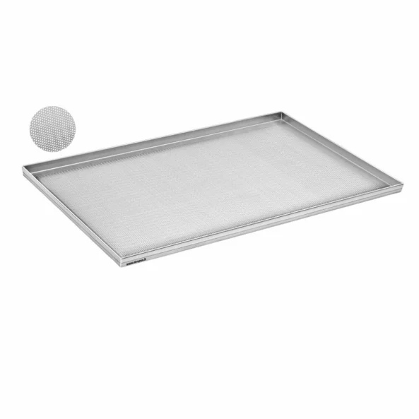 Tava profesionala perforata, aluminiu, grosime 1.5mm, 600x400x20mm