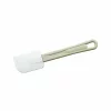 Spatula dreptunghiulara, poliamida cu fibra de sticla, culoare alba, lungime 280mm