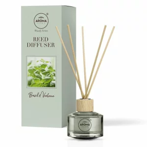Odorizant cu betisoare, Busuioc si Verbena, 50 ml, Woody Series, Aroma