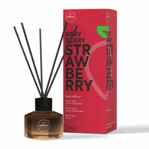 Odorizant cu betisoare, Capsuni, 50 ml, Modern Fruits, Aroma