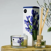 Odorizant cu betisoare, Iris si Trandafir Alb, 50 ml, Aroma