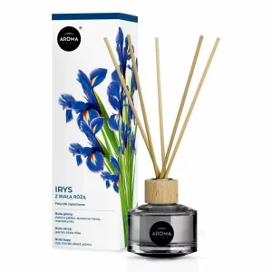 Odorizant cu betisoare, Iris si Trandafir Alb, 50 ml, Aroma