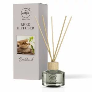 Odorizant cu betisoare, Lemn de santal, 50 ml, Woody Series, Aroma