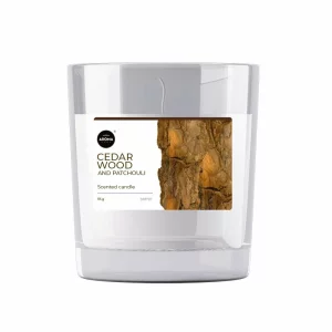 Lumanare parfumata, Patchouli si Cedarwood, 115 g, Aroma