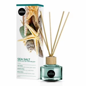 Odorizant cu betisoare, Lacramioare si Sare de mare, 50 ml, Aroma