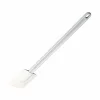 Spatula dreptunghiulara, maner din poliamida si fibra de sticla, lungime 450 mm, alba