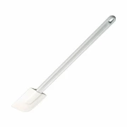Spatula dreptunghiulara, maner din poliamida si fibra de sticla, lungime 450 mm, alba