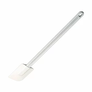 Spatula dreptunghiulara, maner din poliamida si fibra de sticla, lungime 450 mm, alba
