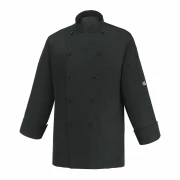 Tunica bucatar cu maneca lunga, marime M, neagra, EGO CHEF