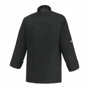 Tunica bucatar cu maneca lunga, marime XL, neagra, EGO CHEF