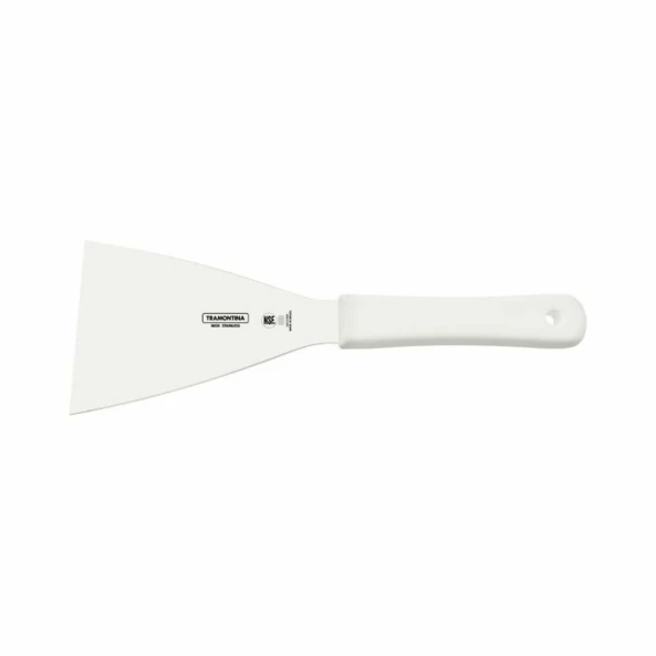 Spatula hamburger, inox, 274mm, maner alb, Profissional Master, Tramontina